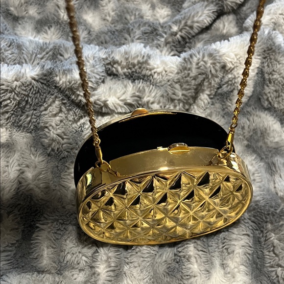 Super vintage Gold Clutch Bag - Picture 5 of 6